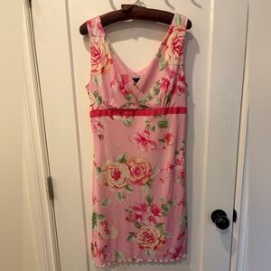 Y2K Floral Pink mini dress